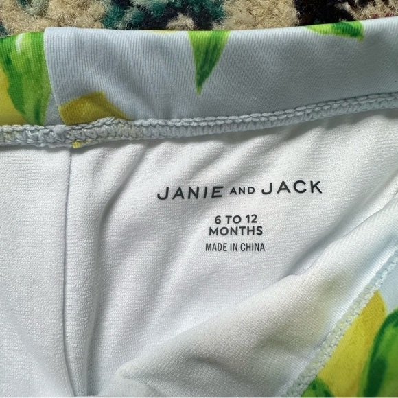Janie and Jack Lemon Print Swim Shorts NEW - Picture 2 of 4